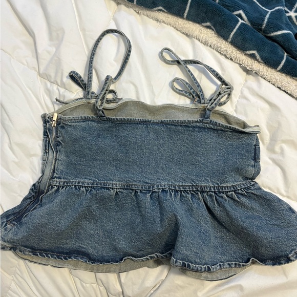 Wild Fable Denim Blue Camisole Top - Picture 2 of 3
